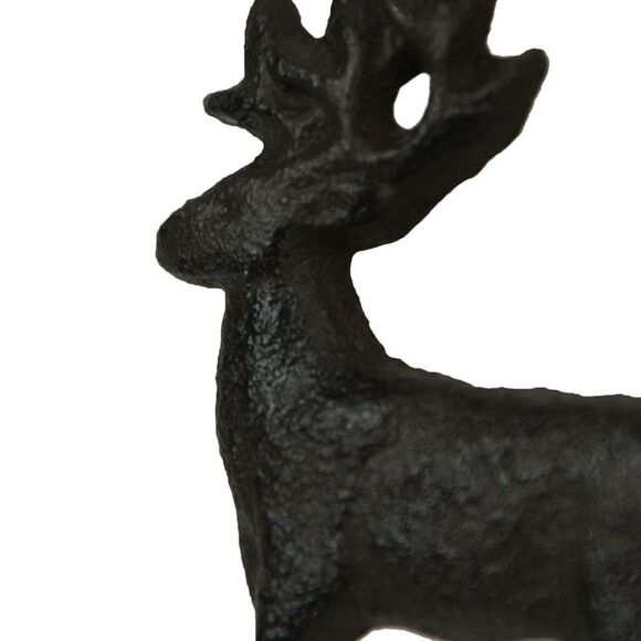 Set of 6 Cast Iron Deer Drawer Pulls Decorative Cabinet Knob Rustic Home Decor - Picture 9 of 10